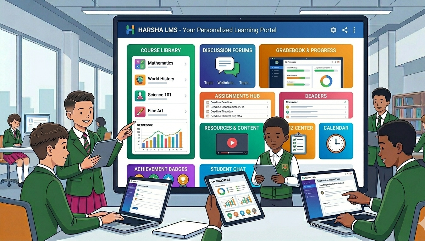 Harsha LMS Logo
